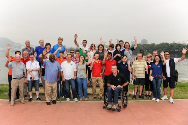 The visit consisted of 40 delegates from 17 different National Paralympic Committees ©Rio2016