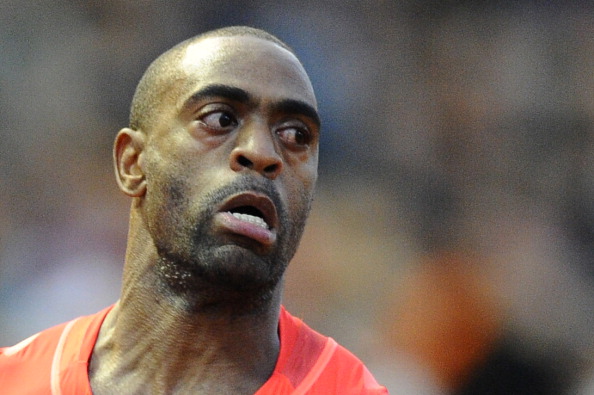 Tyson Gay has been handed a one year ban by the US Anti Doping Agency ©AFP/Getty Images
