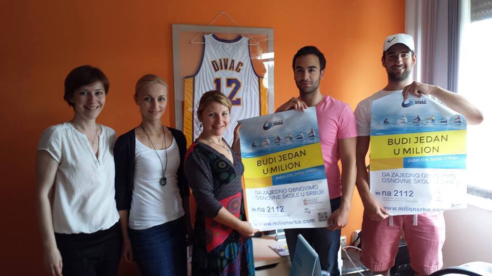 The Foundation established by former NBA star Vlade Divac, President of the National Olympic Committee of Serbia, has been helping raise funds for victims of the floods ©Facebook