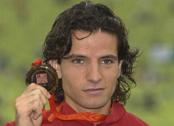Yego Lamela pictured with European bronze in 2002 ©Getty Images