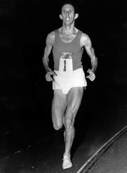 Roger Bannister's Australian rival John Landy, pictured in 1954, lowered the world mile record 46 days after Bannister's first sub-four minute mile ©Hulton Archive/Getty Images