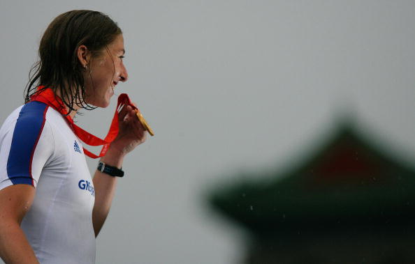 Britain's Nicole Cooke, pictured with her Olympic gold medal from the 2008 Beijing Games road race, offered an honest and challenging view of her sport when she retired in 2013 ©AFP/Getty Images