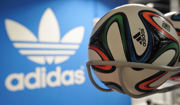 Adidas, which expects to sell 14 million Brazuca footballs, has seen its sponsored World Cup teams amass 55.6 per cent of available points in the group stage ©Getty Images for adidas