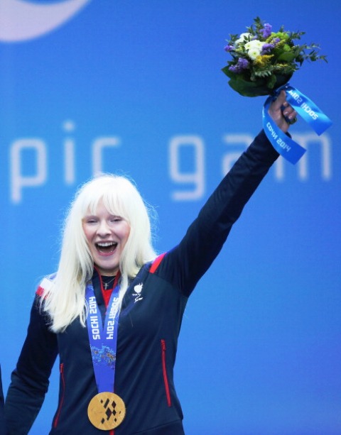 Alpine skier Kelly Gallagher was Britain's latest Paralympic gold medallist with her win at Sochi 2014 ©Getty Images 