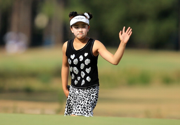 American Lucy Li failed to make the cut at her first US Women's Open at the tender age of just 11 ©Getty Images