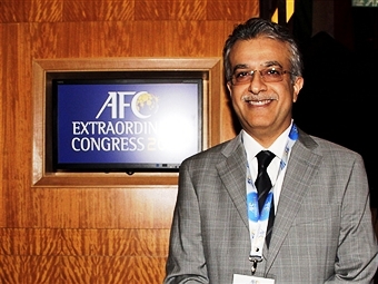 Bahrain's Sheikh Salman bin Ebrahim al Khalifa has managed to push through his plans to merge the AFC Presidency with the FIFA vice-Presidents role ©Getty Images 