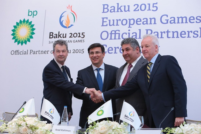 Baku 2015 have signed up BP as an official sponsor of the first ever European Games ©Baku 2015