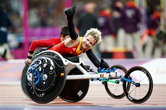 Belgian Marieke Vervoort is among five athletes nominated for the IPC Athlete of the Month award for May ©Getty Images 