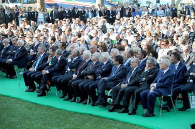 CONI centenary celebrations in Rome saw a host of dignitaries from the Olympic Movement and past and present champions gather at Foro Italico ©CONI