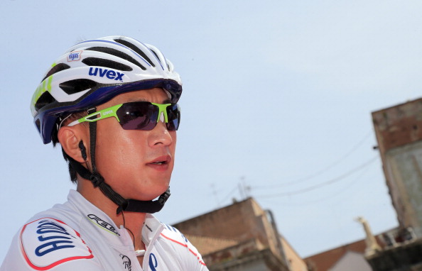 Cheng Ji will make history by becoming the first Chinese rider to take part in the Tour de France ©AFP/Getty Images