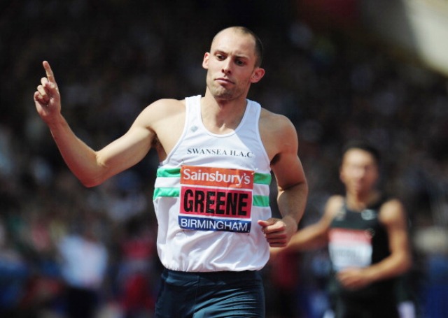 Dai Greene will be out to defend his Commonwealth Games 400m hurdles title at Hampden Park during Glasgow 2014 ©Getty Images 