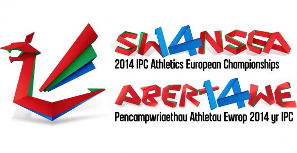 Designer of the medals, Chris Fox, is also the man behind the distinctive logo at the heart of the 2014 IPC Athletics European Championships ©Swansea 2014