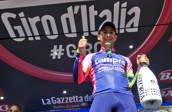 Diego Ulissi won stages five and eight of the 2014 Giro d'Italia ©AFP/Getty Images