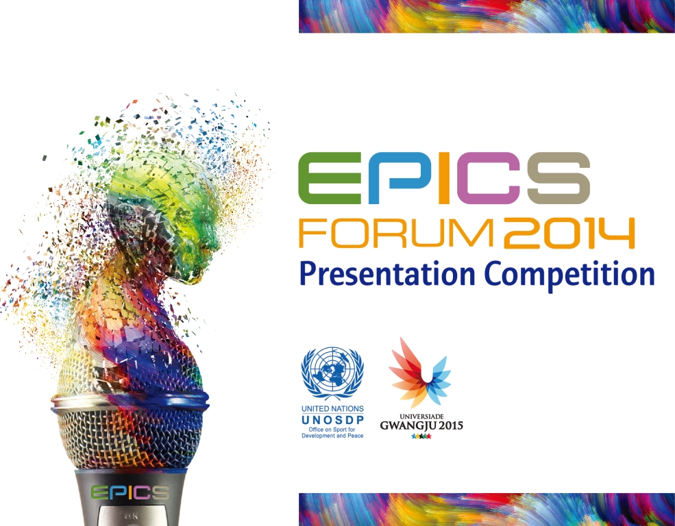 EPICS Forum 2014 has launched its latest presentation competition for local and international university students ©Gwangju 2015