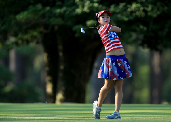 Eleven-year-old Lucy Li has become the youngest qualifier to compete at the US Women's Open ©Getty Images