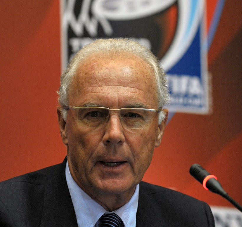 Franz Beckenbauer was a member of the FIFA Executive Committee that voted to award the 2018 and 2022 World Cups to Russia and Qatar respectively ©AFP/Getty Images