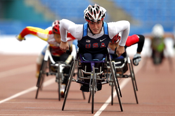 Fresh from competing at Sochi 2014, Tatyana McFadden will return to the track in San Mateo ©Getty Images