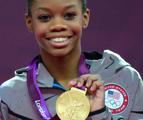 Gabby Douglas won the all around and team golds at the London 2012 Olympic Games ©AFP/Getty Images