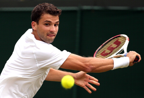 Grigor Dimitrov became the first Bulgarian man to reach the Wimbledon quarterfinals ©AFP/Getty Images