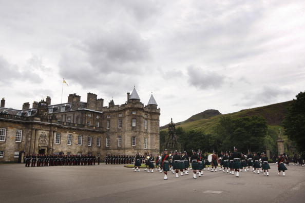 Holyroodhouse Palace will be among the iconic Scottish landmarks visited by the Relay today ©Getty Images