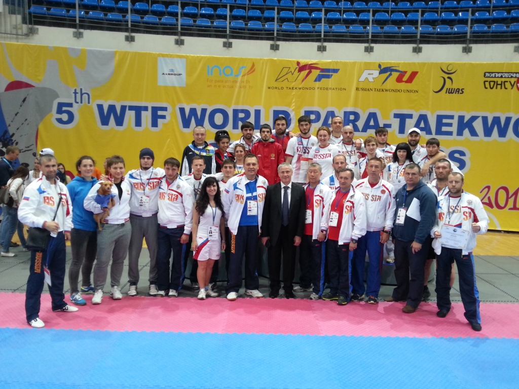 Hosts Russia have clinched the men's overall medal title at the 5th WTF World Para-Taekwondo Championships in Moscow ©ITG