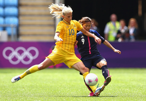 Japan's women's football match against Sweden was the most watched event in the country during London 2012, attracting an audience of 23 million ©Getty Images