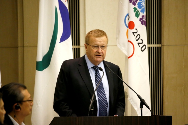 IOC vice-president John Coates has praised Tokyo's early preparations for the 2020 Olympics and Paralympics ©ShugoTakemi/Tokyo 2020