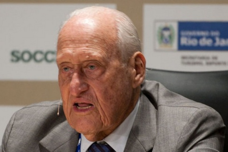 Former FIFA President and IOC member João Havelange is in hosptial in Rio de Janeiro recovering from a respiratory infection ©Getty Images