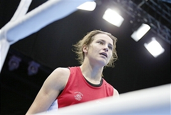 Katie Taylor is eyeing an unprecedented sixth straight European title in Bucharest tomorrow ©AFP/Getty Images