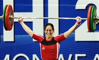 Michaela Breeze will be looking to secure a sixth Commonwealth Games medal in Glasgow this year ©AFP/Getty Images