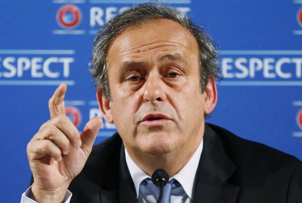 Michel Platini has criticised a British newspaper after it linked him to the corruption scandal over the Qatar 2022 World Cup ©Getty Images