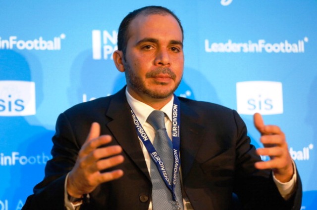 Prince Ali Bin Al Hussein of Jordan faces losing his place as FIFA vice-President next year ©Getty Images 