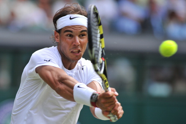 Rafael Nadal has booked his place in the Wimbledon third round for the first time since 2011 ©AFP/Getty Images