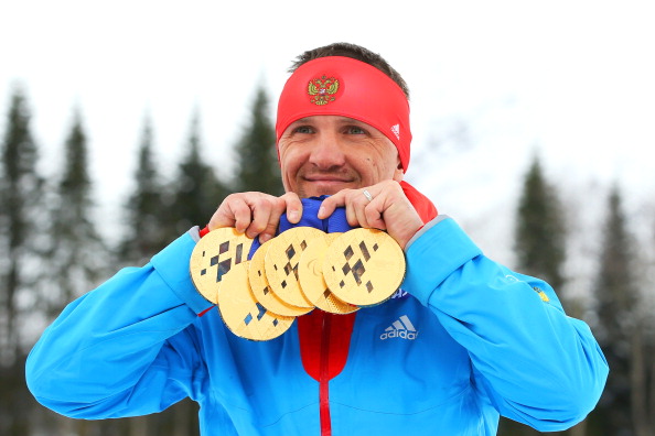 Roman Petushkov will be awarded the most gold pins of any athlete at Sochi 2014 after picking up six gold medals during the Paralympic Games ©Getty Images