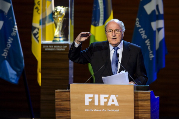 Sepp Blatter hits back at European officials after they called for his resignation as President of FIFA ©Getty Images