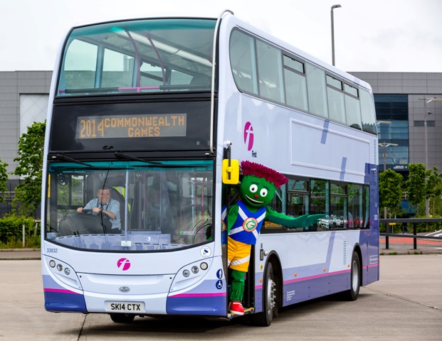 Spectators are being encouraged to make use of extended public transport services in place for the Glasgow 2014 Commonwealth Games ©Glasgow 2014