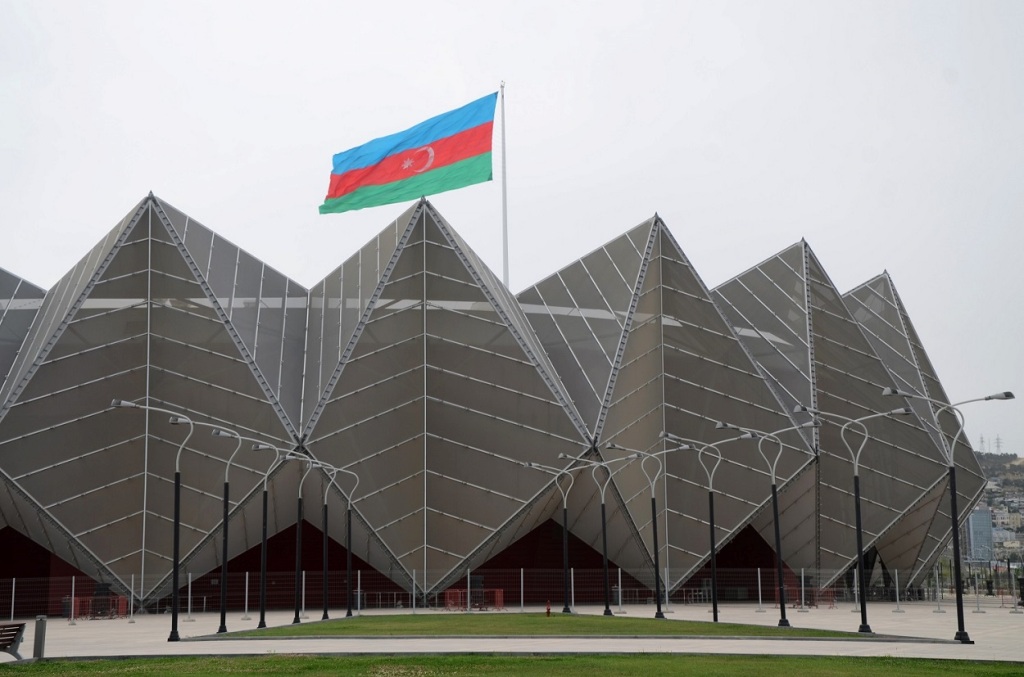 The Crystal Hall, which will host boxing, fencing, indoor volleyball, karate and taekwondo at the inaugural European Games next year ©Baku 2015