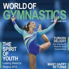 The FIG's World of Gymnastics magazine has gone digital ©FIG