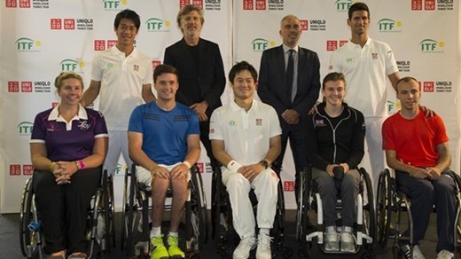 The ITF has signed a three-year partnership agreeement with UNIQLO naming the company sponsor of some of the body's major properties ©ITF