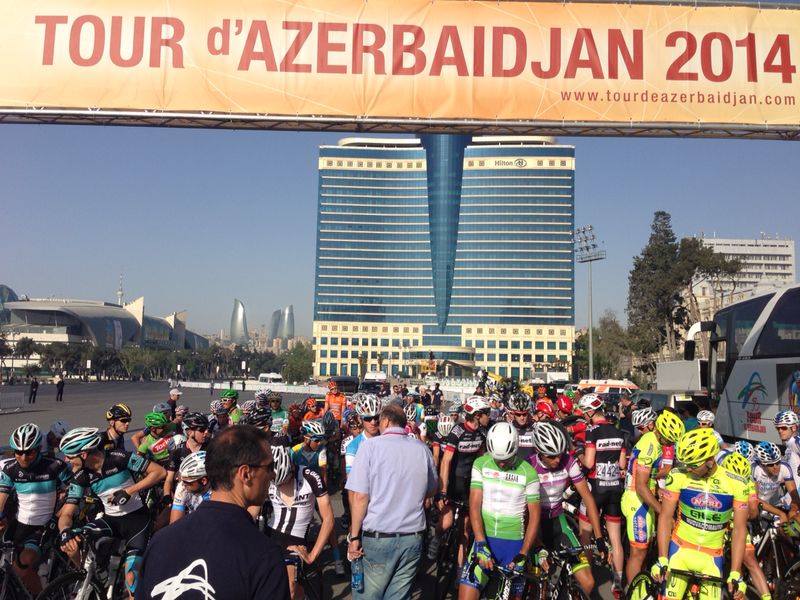 The Tour of Azerbaijan illustrated the beauty of the inaugural European Games host city ©Facebook