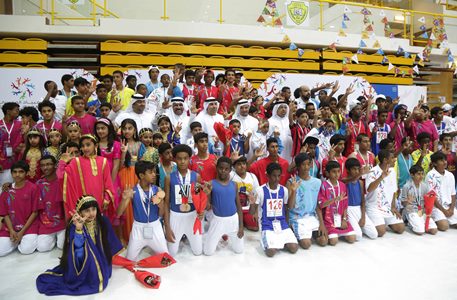 The UAE School Olympic Games saw around 1,100 students participate across six sports in the finals held at Dubai's Police Officers Club and Al Wasl Club ©UAENOC