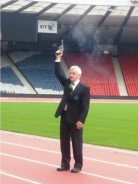 The sound of the starter's gun will be heard for the first time in Hampden at the Glasgow Grand Prix next month ©ITG