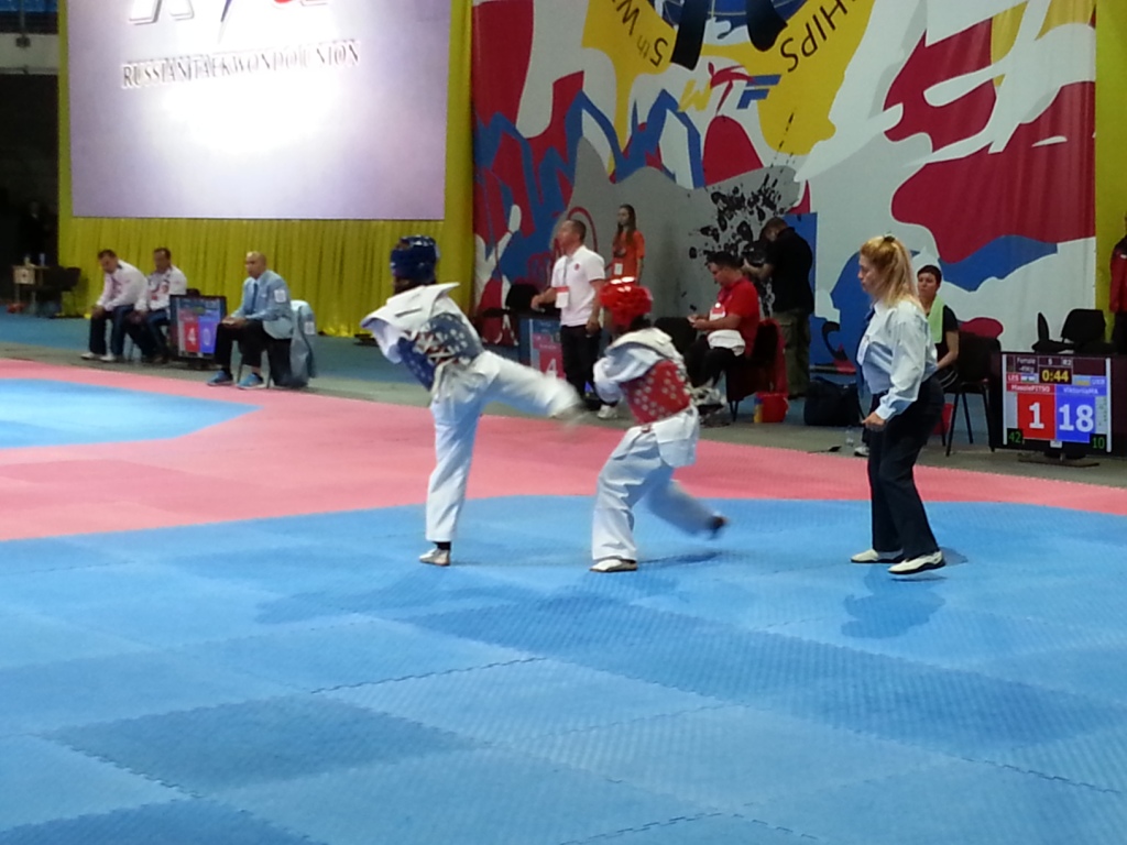 Viktoriia Marchuk added a third world title to her collection at the 5th WTF World Para-Taekwondo Championships in Moscow ©ITG