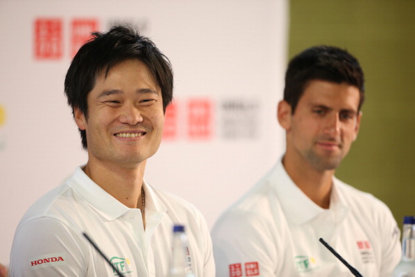 Wheelchair tennis world number one Shingo Kunieda of Japan and Serbia's Novak Djokovic are both ambassadors for the UNIQLO brand ©Getty Images
