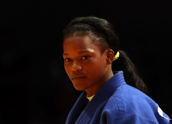 Yanet Bermoy Acosta secured a second gold medal of the day for the hosts as she went uncontested in the women's under 52kg final following the withdrawal of Erika Miranda due to a shoulder injury ©IJF
