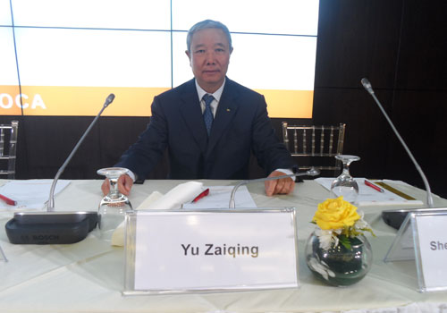 Yu Zaiqing has been nominated as an Association of National Olympic Committees vice-president ©OCA