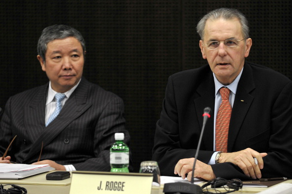 Yu Zaiqing (pictured with former IOC President Jacques Rogge) has held a number of key positions in the Olympic Movement, including as vice-president of the IOC and Beijing 2008, as well as being a vice-president of the Chinese Olympic Committee ©AFP/Getty Images