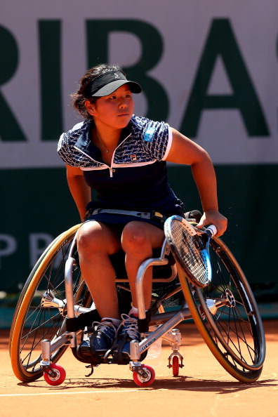Yui Kamiji made it double delight for Japan at the French Open as she overcame the Netherlands' Aniek van Koot to take the women's singles title ©Getty Images