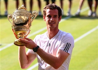 Andy Murray gets the defence of his Wimbledon title underway today ©Getty Images 