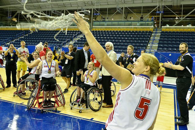 Janet McLachlan was one of the star names for Canada as they claimed their fifth World Championship in Toronto ©Wheelchair Basketball Canada